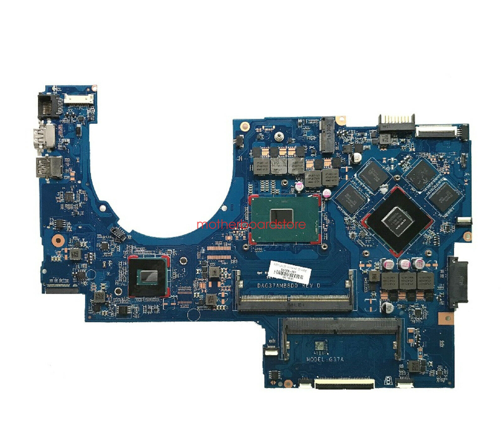 HP 17-AB 17-W w/i7-6700HQ CPU Motherboard DAG37AMB8D0 857388-601 857388-001 Test Brand: HP Number of Memo